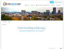 Tablet Screenshot of linguistlink.net